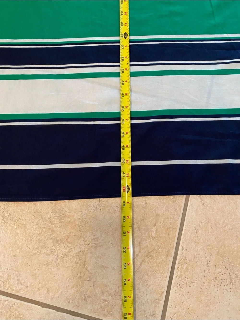 Lauren Ralph Lauren Green Navy and White Swim Sarong